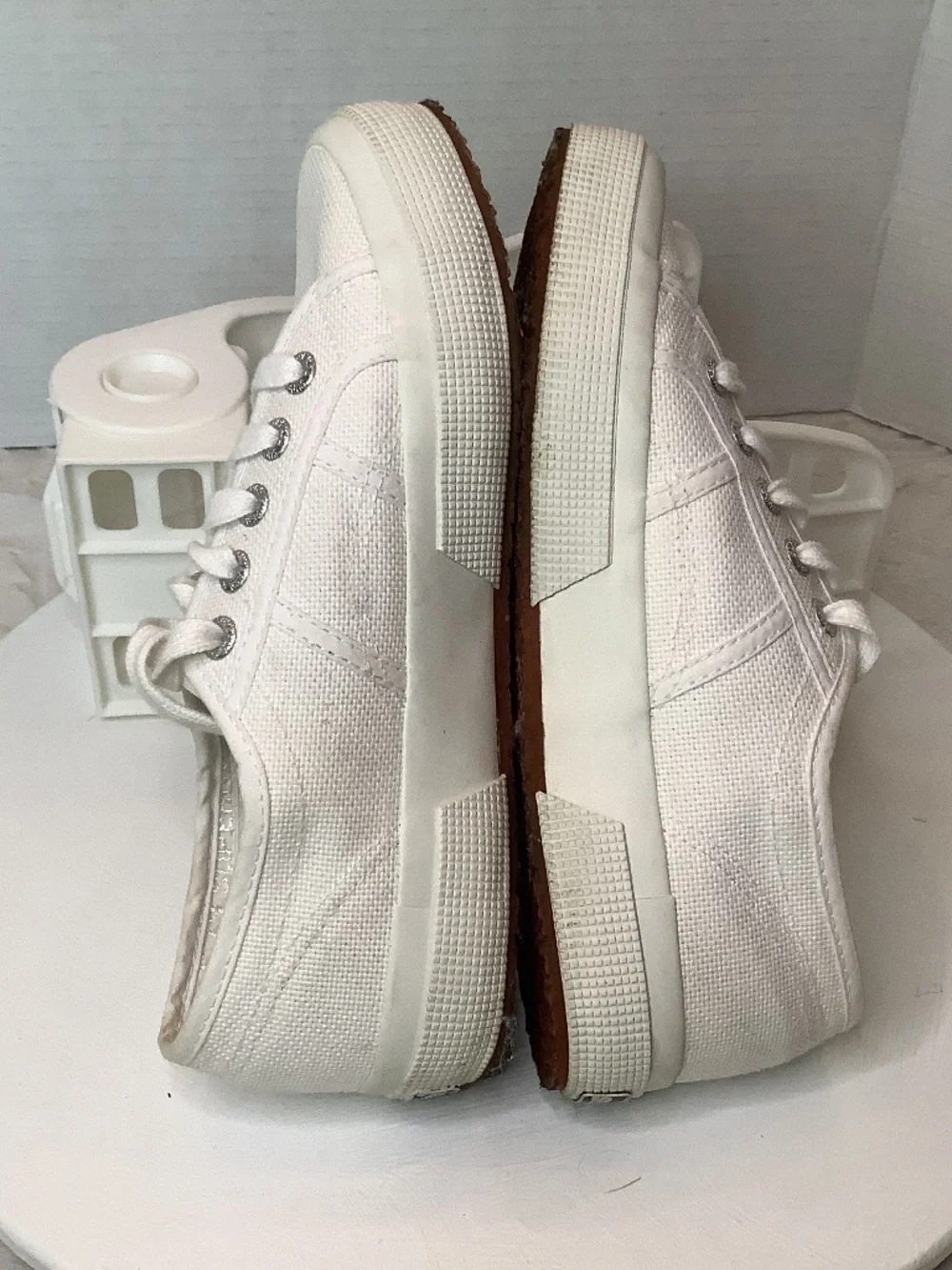 EUC SuperGA white‎ sneakers size 6/36